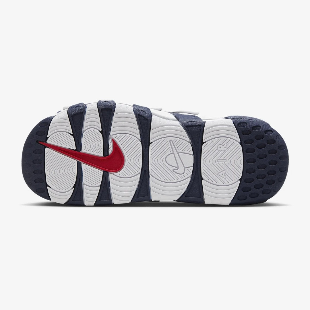【NIKE在庫限り】最新作！国内7月25日より発売★「Air More Uptempo Slide “Olympic”」エアクッションサンダル🔥夏のマストアイテム☆お早めに！